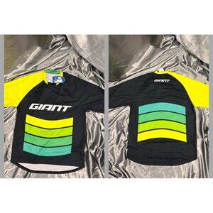 Giant Bicycles MTB Specific Short Sleeve Jersey Size S / M Green Transfer Series